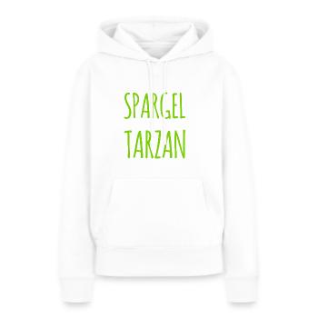 Spargeltarzan - Frauen Premium Bio Hoodie - Weiß - Vorne - Julia (174cm)