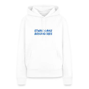 ich bin wunderbar - Frauen Premium Bio Hoodie - Weiß - Vorne - Julia (174cm)