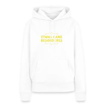 Je suis fantastique - Sweat à capuche Premium bio Femme - blanc - Devant - Julia (174cm)