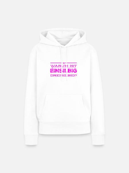 Anzahl der Silbern - Frauen Premium Bio Hoodie - Weiß