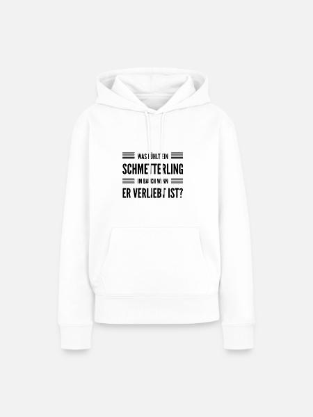 was fühlen die? - Frauen Premium Bio Hoodie - Weiß