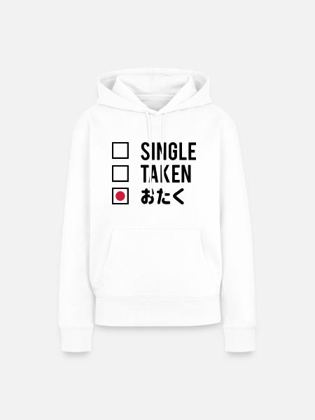 fandom otaku - Frauen Premium Bio Hoodie - Weiß