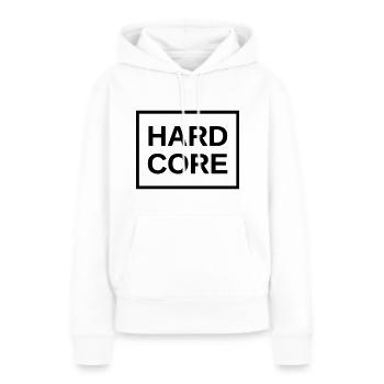 Hardcore Collection - Women’s Premium Organic Hoodie - white - Front - Julia (174cm)