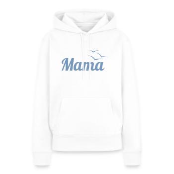 maritimes Muttertagsgeschenk Geschenk Mama Meer - Frauen Premium Bio Hoodie - Weiß - Vorne - Julia (174cm)