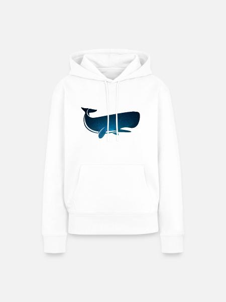 wal - Frauen Premium Bio Hoodie - Weiß