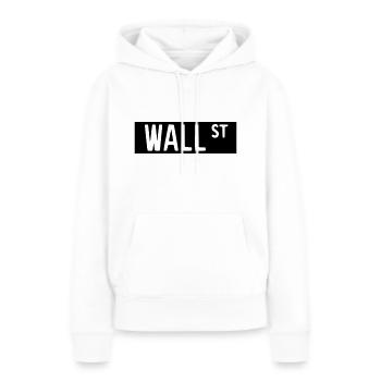 Wall Street 2 - Frauen Premium Bio Hoodie - Weiß - Vorne - Julia (174cm)