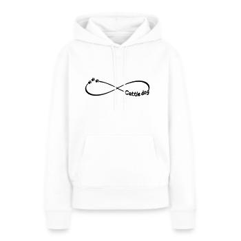 Infinity australian cattle dog Hundeliebe Hunde - Frauen Premium Bio Hoodie - Weiß - Vorne - Julia (174cm)