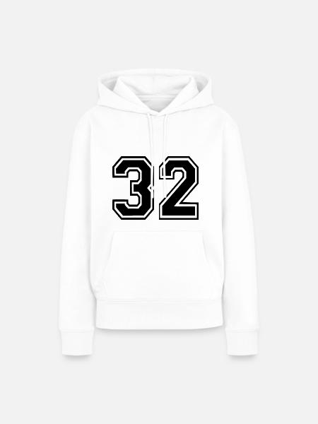 32 - Frauen Premium Bio Hoodie - Weiß