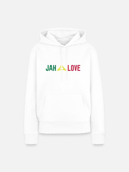 Reggae Farbe - Frauen Premium Bio Hoodie - Weiß