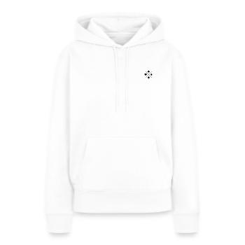 Skat Symbols | Card Colors Minimal - Women’s Premium Organic Hoodie - white - Front - Julia (174cm)