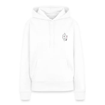 La Buena Vulva - Frauen Premium Bio Hoodie - Weiß - Vorne - Julia (174cm)