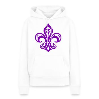 Flower of Lis - Women’s Premium Organic Hoodie - white - Front - Julia (174cm)
