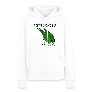 Envie de nourriture - Sweat à capuche Premium bio Femme - blanc - Devant - Julia (174cm)