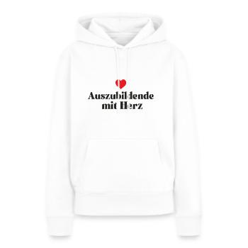 Auszubildende mit Herz Danke Azubi Lehrling Beste - Frauen Premium Bio Hoodie - Weiß - Vorne - Julia (174cm)
