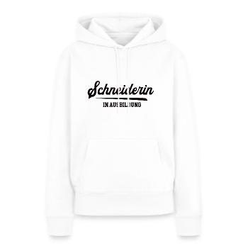Schneiderin in Ausbildung Azubine Schneider Azubi - Frauen Premium Bio Hoodie - Weiß - Vorne - Julia (174cm)