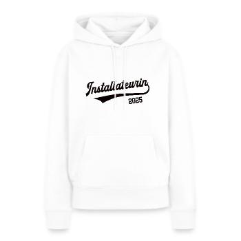 Installateurin 2025 Beruf Installateur Klempnerin - Frauen Premium Bio Hoodie - Weiß - Vorne - Julia (174cm)
