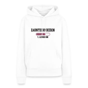 Ausbildung Zahntechnikerin 1. Lehrjahr Zahntechnik - Frauen Premium Bio Hoodie - Weiß - Vorne - Julia (174cm)