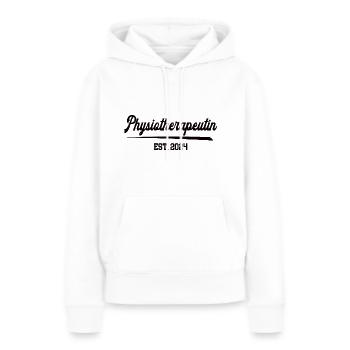 Physiotherapeutin 2024 Physio Berufsstart Therapie - Frauen Premium Bio Hoodie - Weiß - Vorne - Julia (174cm)