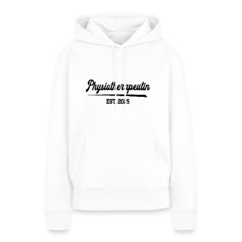 Physiotherapeutin 2025 Physio Berufsstart Therapie - Frauen Premium Bio Hoodie - Weiß - Vorne - Julia (174cm)