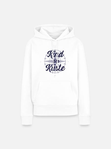 Kind der Kueste - Frauen Premium Bio Hoodie - Weiß