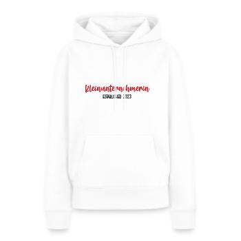 Unternehmerin 2023 Kleingewerbe Chefin Startup - Frauen Premium Bio Hoodie - Weiß - Vorne - Julia (174cm)