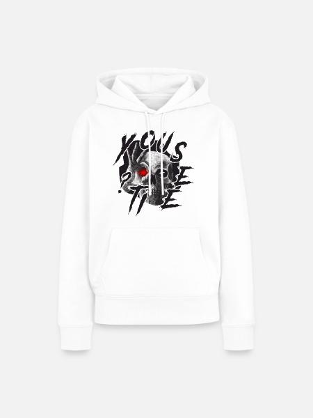 Siehst du es ? - Frauen Premium Bio Hoodie - Weiß