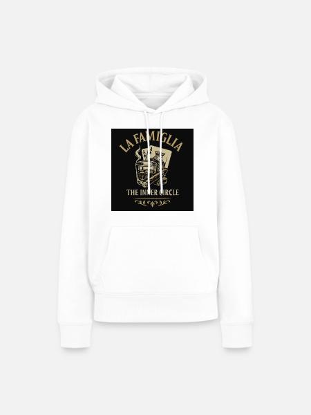 La Famiglia Inner Circle - Frauen Premium Bio Hoodie - Weiß