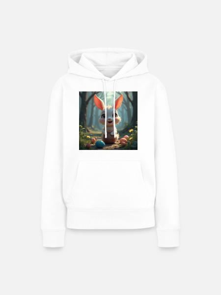 Ostern - Frauen Premium Bio Hoodie - Weiß