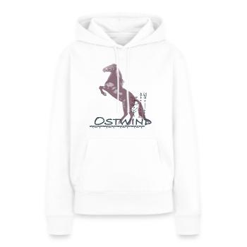 OSTWIND Aufbruch Nach Ora Hengst Steigt Pfeil - Frauen Premium Bio Hoodie - Weiß - Vorne - Julia (174cm)
