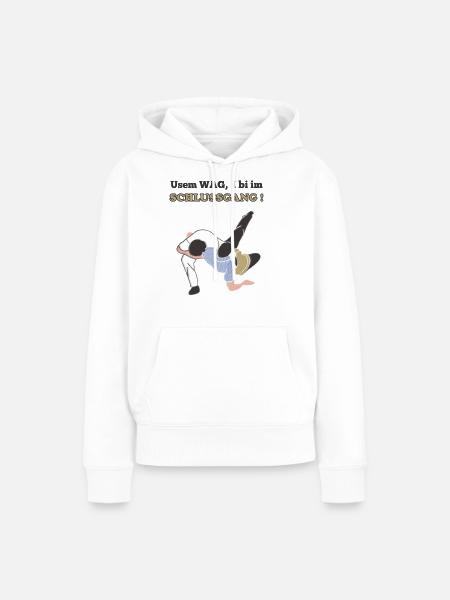 Schwingen Schwinger Übersprung - Frauen Premium Bio Hoodie - Weiß