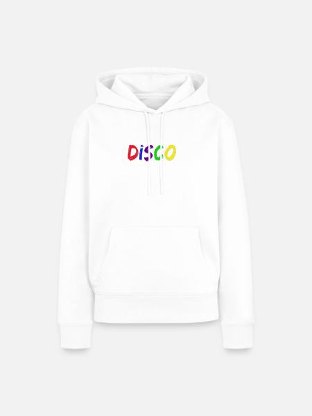 Diskothek - Frauen Premium Bio Hoodie - Weiß