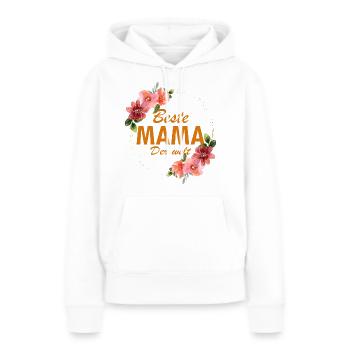 Beste Mama / Mama ist die beste - Frauen Premium Bio Hoodie - Weiß - Vorne - Julia (174cm)