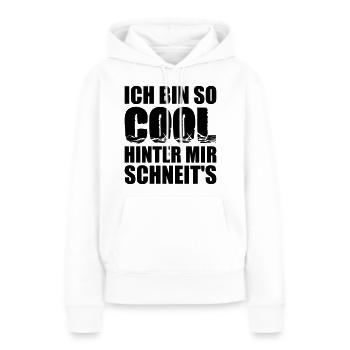 Coole Sprüche - Frauen Premium Bio Hoodie - Weiß - Vorne - Julia (174cm)