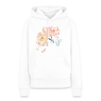 Heaven officials blessing v1 - Sweat à capuche Premium bio Femme - blanc - Devant - Julia (174cm)