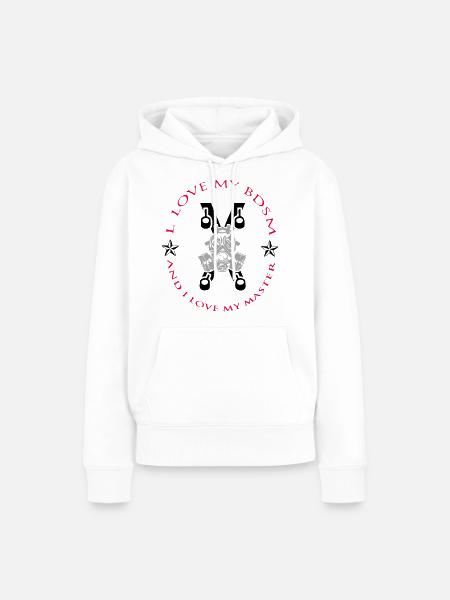 Master - Frauen Premium Bio Hoodie - Weiß