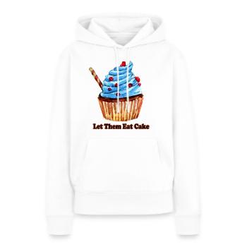 Kuchen - Frauen Premium Bio Hoodie - Weiß - Vorne - Julia (174cm)