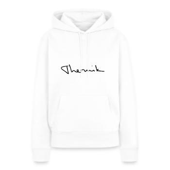 Thermik Gleitschirm Paragliding - Frauen Premium Bio Hoodie - Weiß - Vorne - Julia (174cm)
