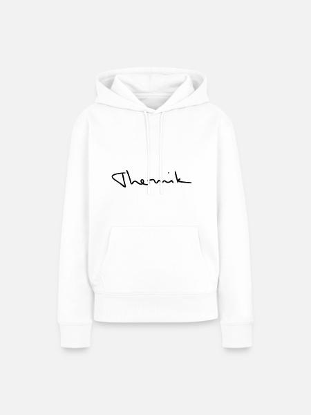 Thermik Gleitschirm Paragliding - Frauen Premium Bio Hoodie - Weiß
