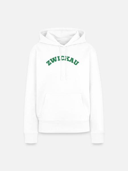 Zwickau - Frauen Premium Bio Hoodie - Weiß