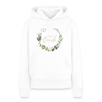 The bride - Women’s Premium Organic Hoodie - white - Front - Julia (174cm)
