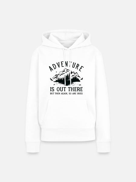 Adventure Bugs - Frauen Premium Bio Hoodie - Weiß