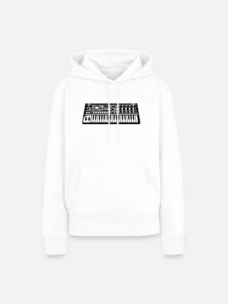 Synthesizer - Frauen Premium Bio Hoodie - Weiß
