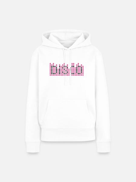 disco 2c equalizer DE - Frauen Premium Bio Hoodie - Weiß
