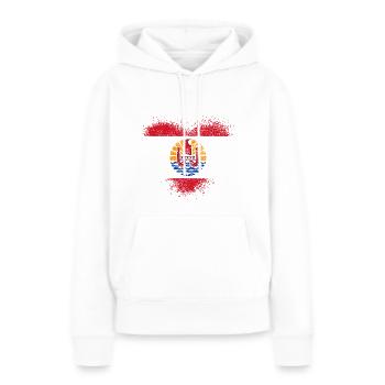 Französisch-Polynesien - Frauen Premium Bio Hoodie - Weiß - Vorne - Julia (174cm)