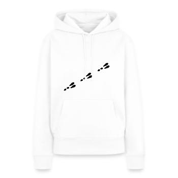 Trace of a hare - Women’s Premium Organic Hoodie - white - Front - Julia (174cm)