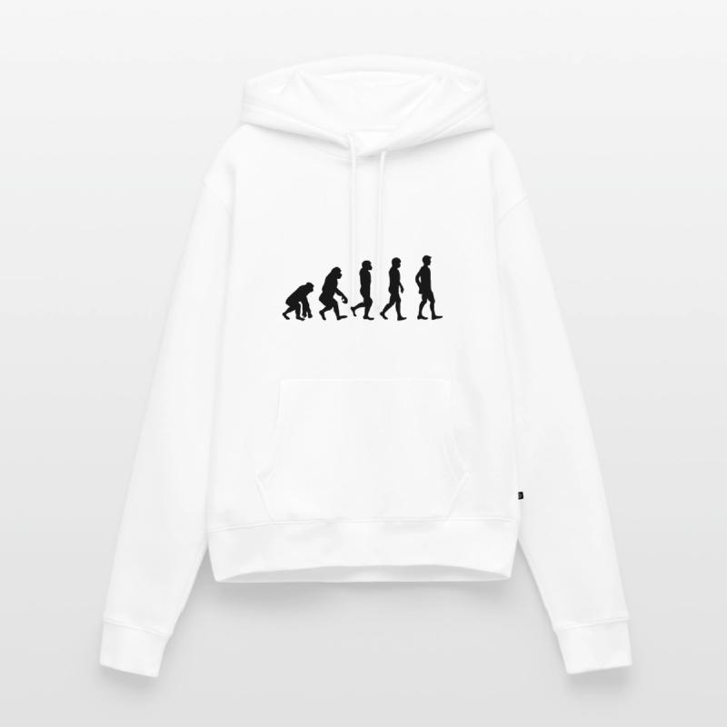 Evolution | Darwinisme | Théorie de l'évolution | Singe Sweat à capuche Premium bio Femme