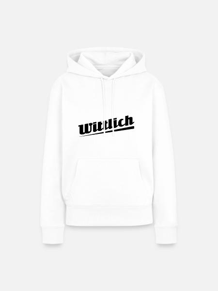 Wittlich - Textdesign mit Stadtnamen - Frauen Premium Bio Hoodie - Weiß