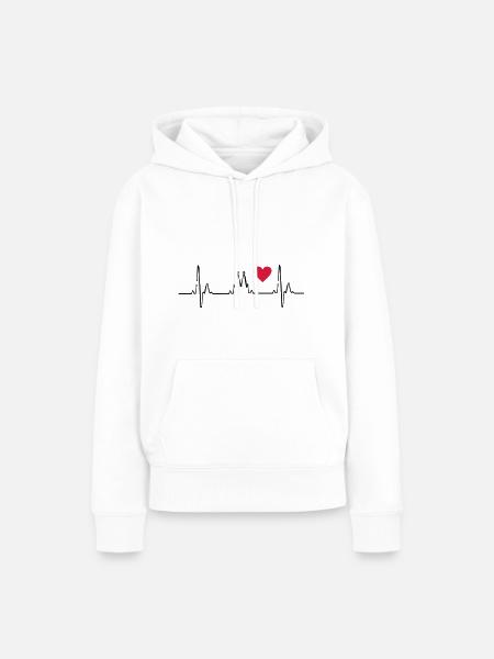 Köln - Frauen Premium Bio Hoodie - Weiß