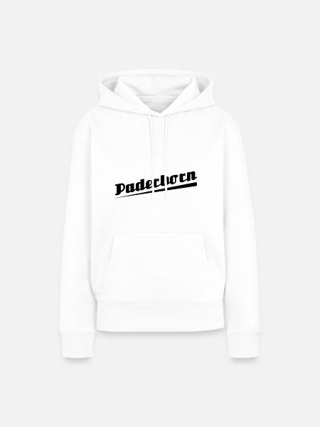 Paderborn - Textdesign mit Stadtnamen - Frauen Premium Bio Hoodie - Weiß