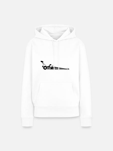 Race Dragster - Frauen Premium Bio Hoodie - Weiß